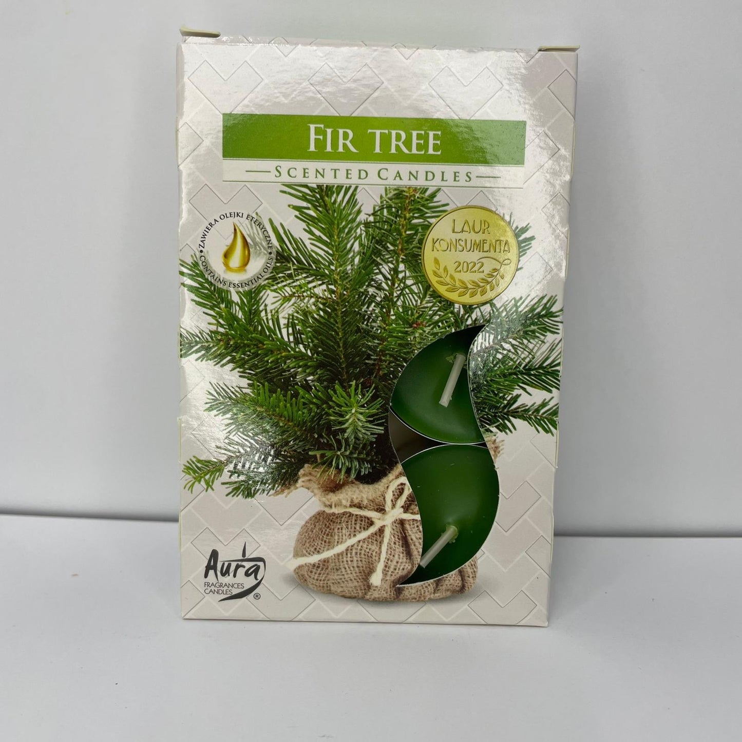 Vela tealihht fir tree