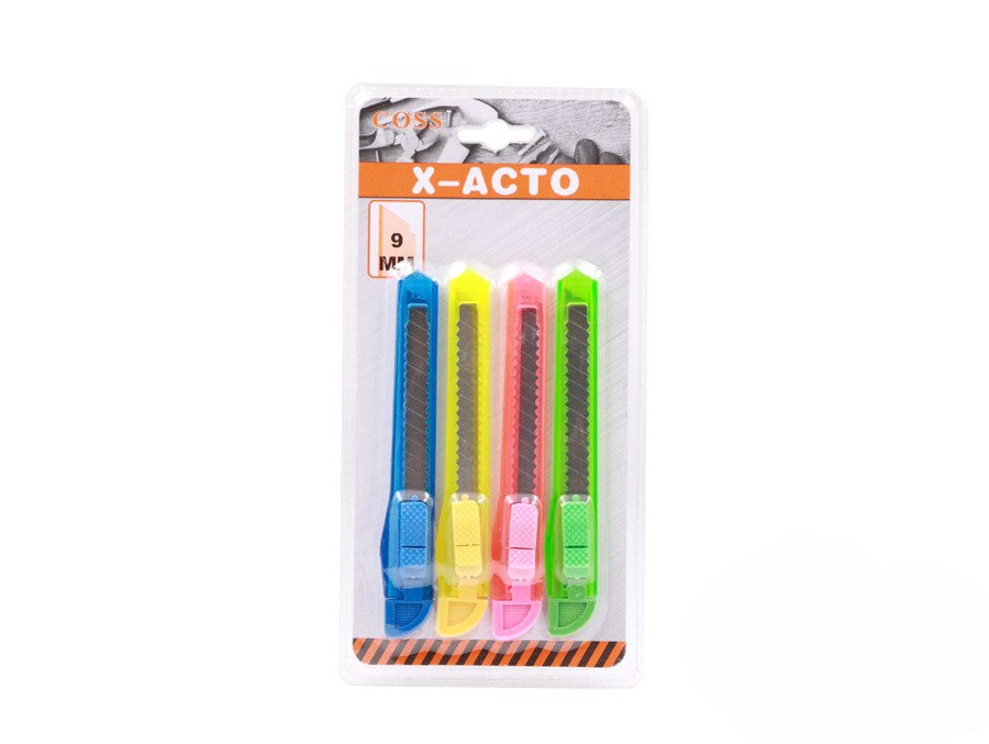 Conjunto de X-ato COSS 9 mm – Pack de 4 Unidades Multicor