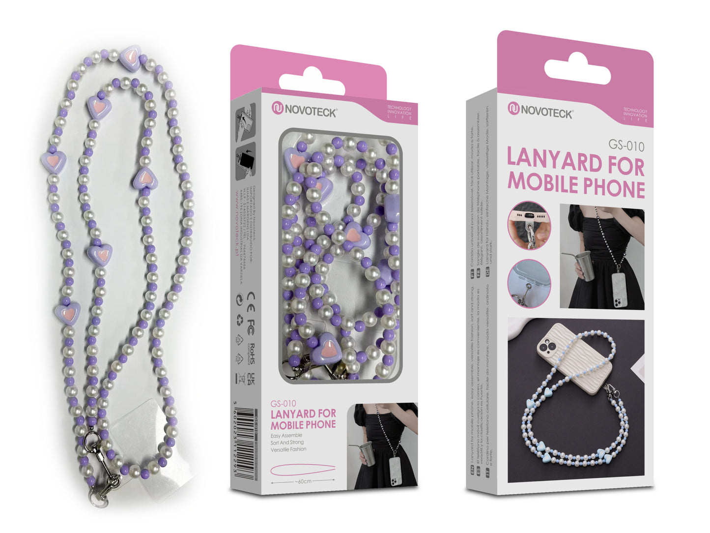 Cordão Elegante para Telemóvel NOVOTECK GS-010 Design 2