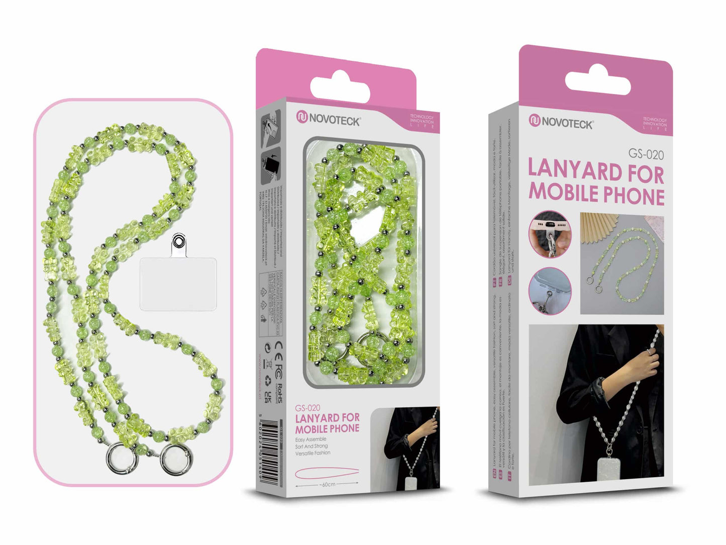 Cordão Fashion Universal para Telemóvel GS-020 VERDE