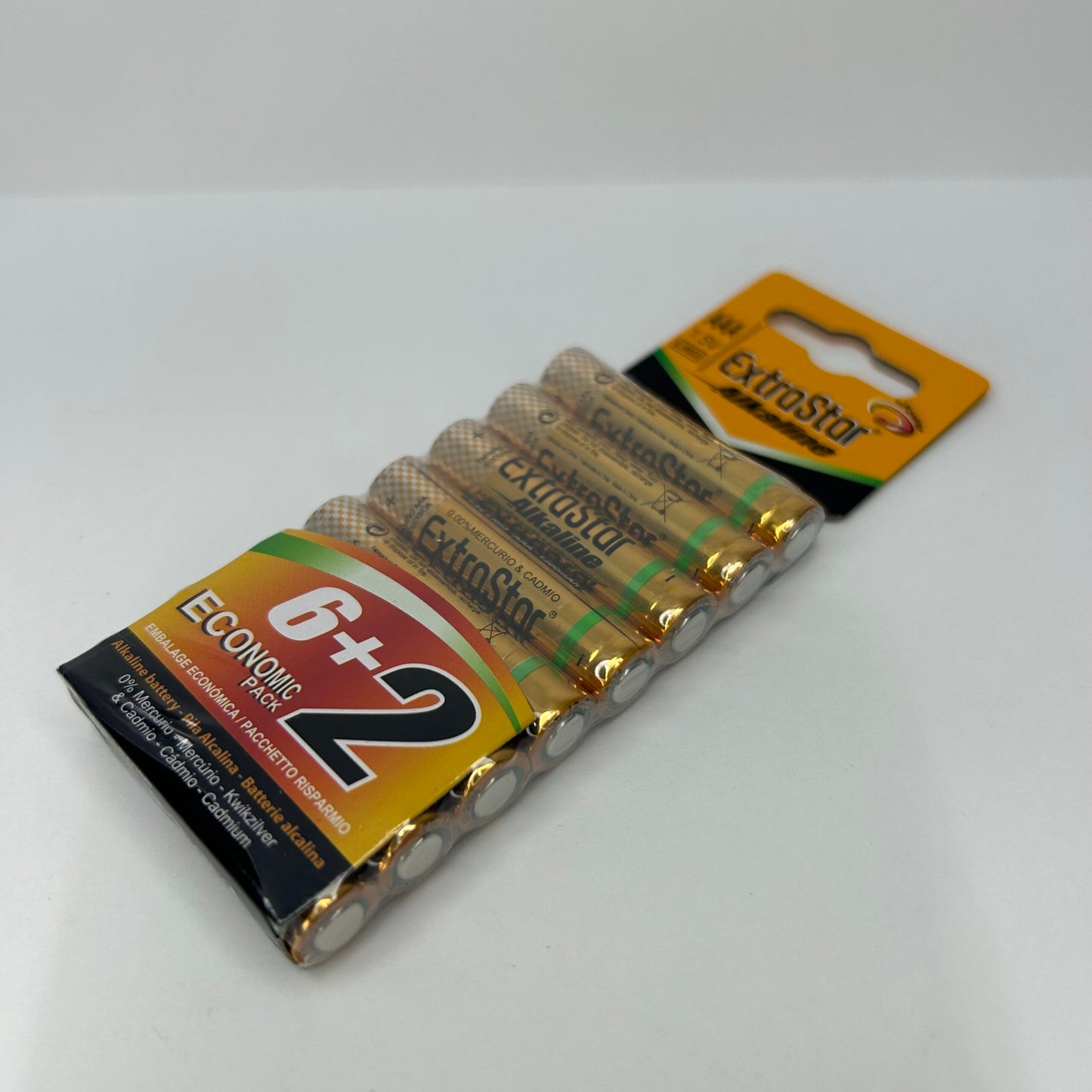 Pilhas conjunto de 6+2 AAA