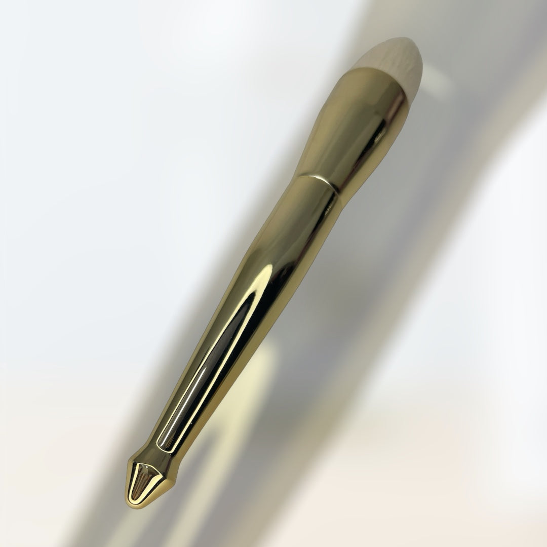 PINCEL DOURADO DE MAQUIAGEM