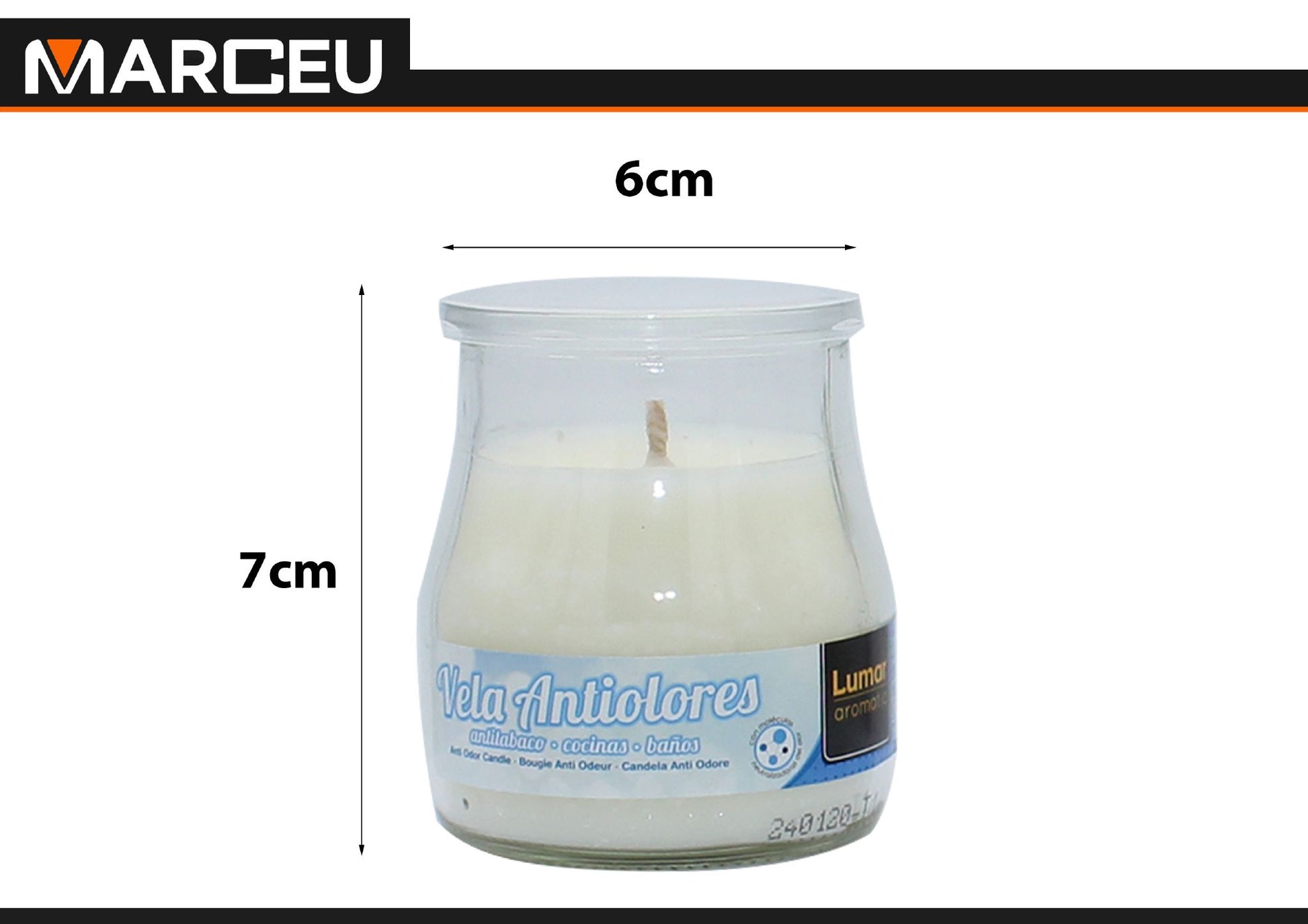 VELA COPO DE IOGURTE 7CM