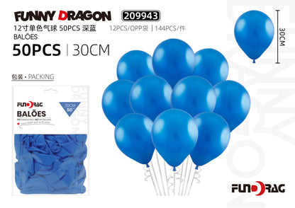 CONJUNTO DE 50 BALOES 30CM