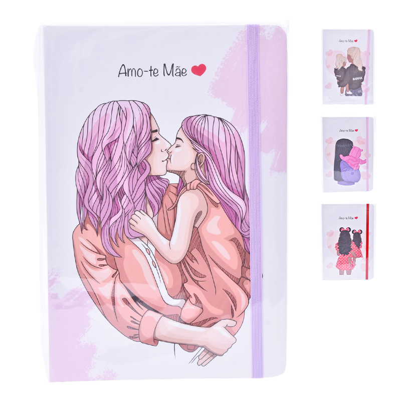 CADERNO PAUTADO PARA DIA DA MAE