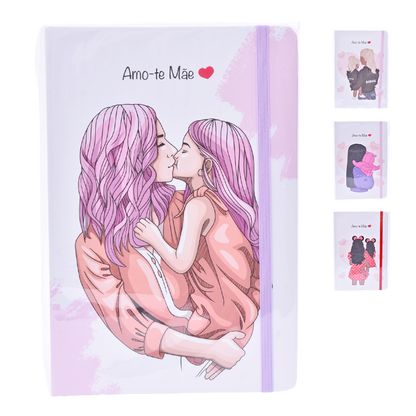 CADERNO PAUTADO PARA DIA DA MAE
