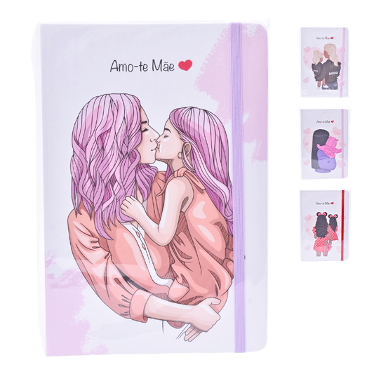 CADERNO PAUTADO PARA DIA DA MAE