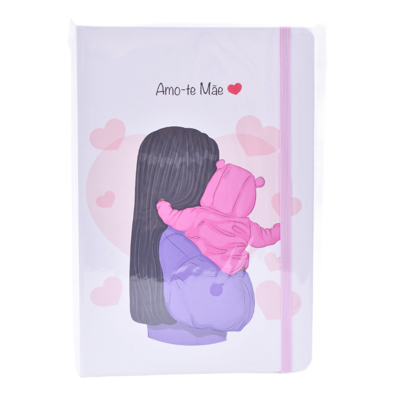 CADERNO PAUTADO PARA DIA DA MAE