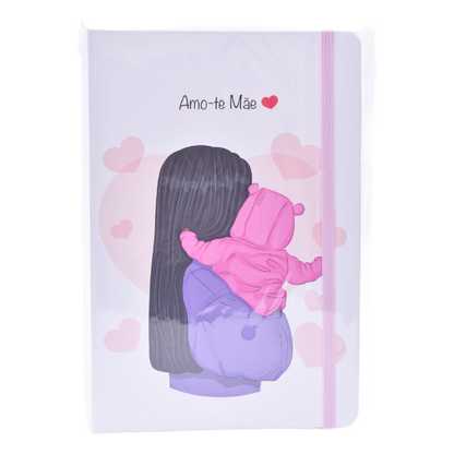CADERNO PAUTADO PARA DIA DA MAE