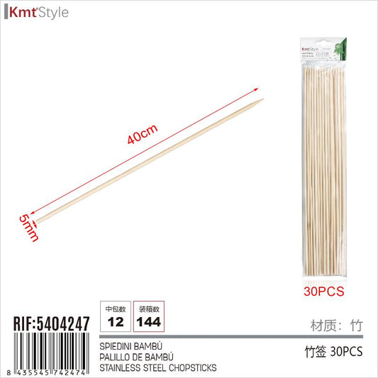 Palitos de Bambum 40cm