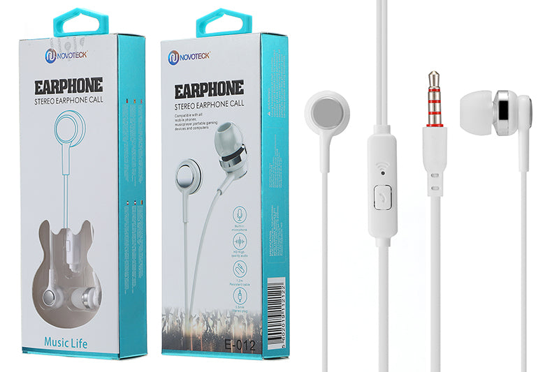 E-012 Auriculares Com Micro 1.20M