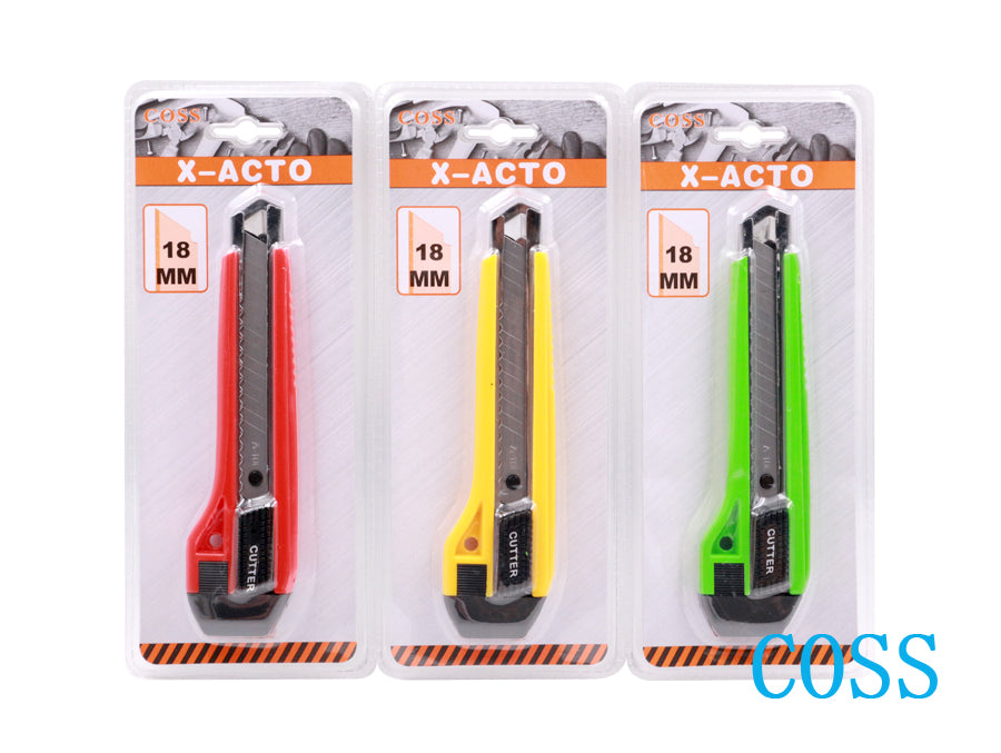 X-ato COSS 18 mm – Cores Sortidas (Verde, Amarelo e Vermelho)
