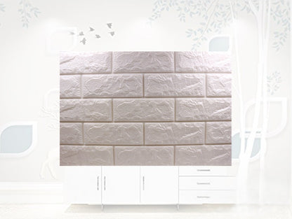 Painel Decorativo de Parede 3D Autocolante – Efeito Tijolo
