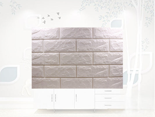 Painel Decorativo de Parede 3D Autocolante – Efeito Tijolo