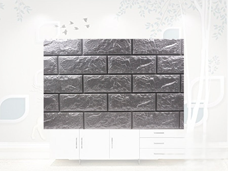 Painel Decorativo de Parede 3D Autocolante – Efeito Tijolo