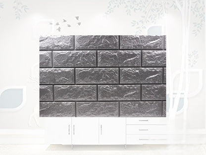 Painel Decorativo de Parede 3D Autocolante – Efeito Tijolo