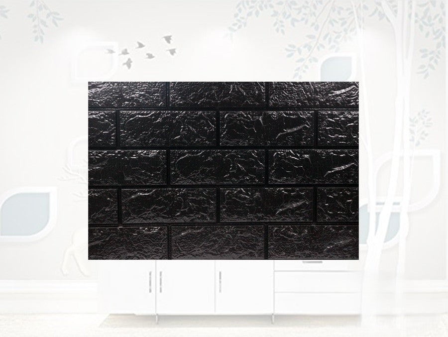Painel Decorativo de Parede 3D Autocolante – Efeito Tijolo