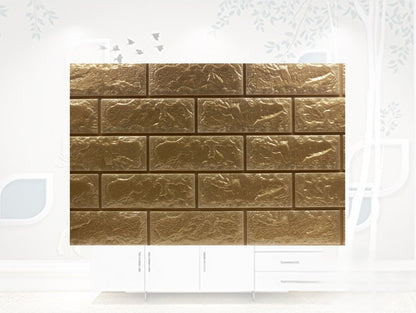 Painel Decorativo de Parede 3D Autocolante – Efeito Tijolo