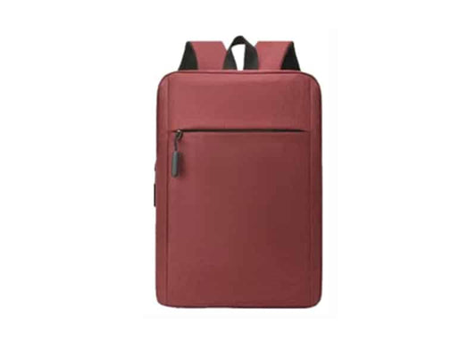 Mochila Multifuncional Vermelho Novoteck BAG-006 com Compartimentos e Design Contemporâneo