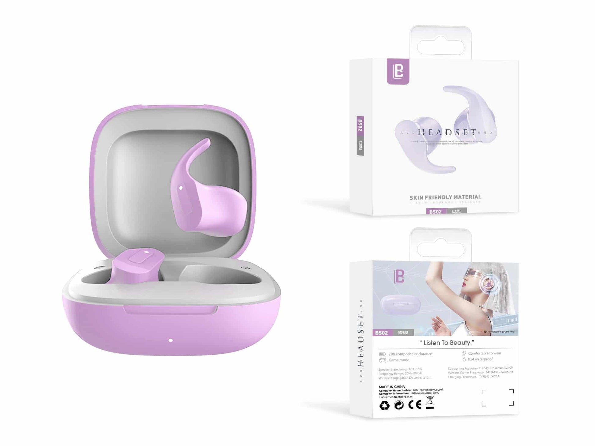 TWS Roxo BS02