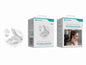 Auriculares Bluetooth TWS Branco BT-008 – Estojo de Carregamento, Design Compacto
