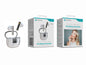 Auriculares Bluetooth TWS Branco BT-012 – Design Transparente, Estojo Compacto