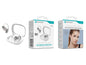Auriculares Bluetooth TWS Branco BT-023 – Com Gancho de Orelha, Estojo com Espelho e Display LED, Bluetooth 5.2