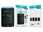 Tablet de Escrita LCD Colorido para Crianças - 8,5'' Polegadas, DRAW-02 Azul