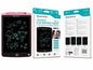 Tablet de Escrita LCD para Crianças - 12'' Polegadas, DRAW-05 Rosa