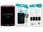 Tablet de Escrita LCD Colorido para Crianças - 12'' Polegadas, DRAW-06 Rosa