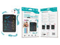 Tablet de Escrita LCD Infantil 10'' Polegadas - Ecrã Colorido, Design de Unicórnio Azul DRAW-09