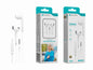 Auriculares Estéreo com Microfone Branco E-032 – Conexão 3.5mm, Áudio Hi-Fi