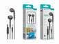 Auriculares Estéreo com Microfone Negro E-032 – Conexão 3.5mm, Áudio Hi-Fi