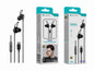 Auriculares Estéreo com Microfone Novoteck E-040 – Conexão USB-C, Áudio Hi-Fi