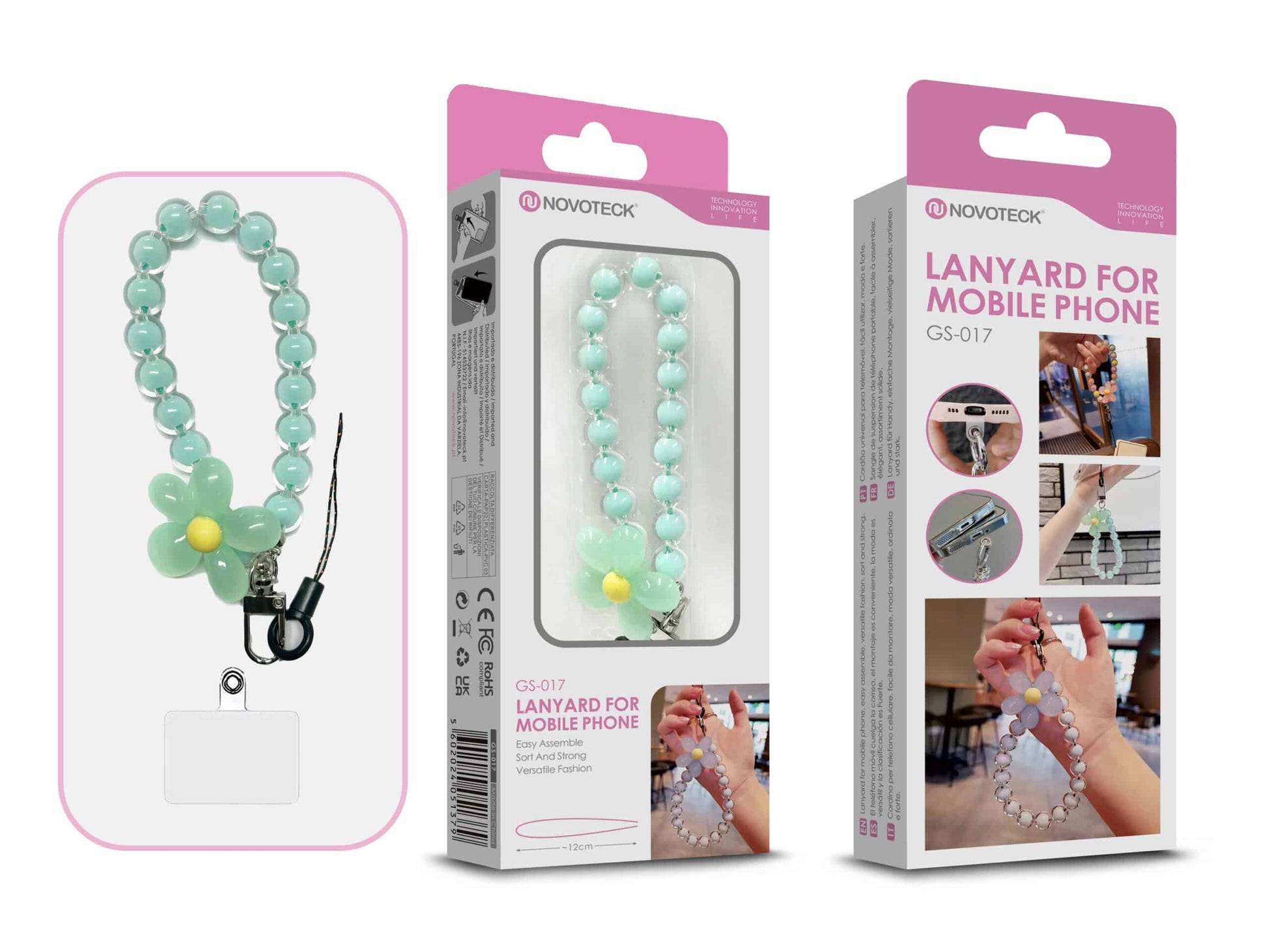 Cordão Fashion Universal para Telemóvel GS-017 VERDE