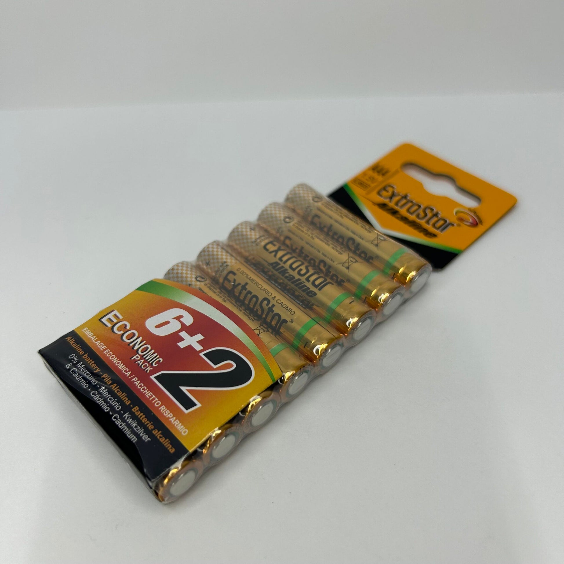 Pilhas conjunto de 6+2 AAA