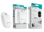 Rato Sem Fios Silencioso NOVOTECK JS-010 - Ultrafino, Clique Silencioso, Design Elegante em Branco