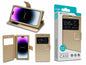 Capa Protetora Universal Dourado para Smartphone de 5.5'' N-009 - Visor Inteligente, Resistência a Impactos e Suporte Integrado