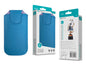 Capa Protetora Universal de Microfibra Azul para Smartphone de 6.0” Formato Bolsa N-013
