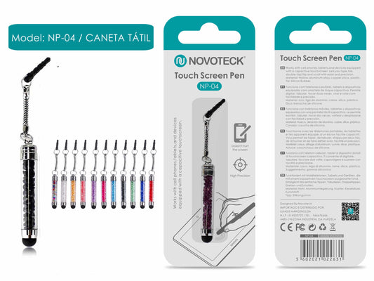 Caneta Tátil Mini Brilhante NP-04