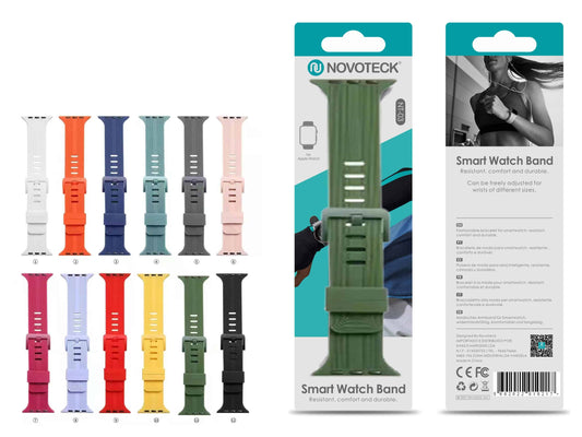 Bracelete Silicone Design Liso Para AppleWatch