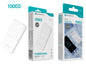 Power Bank NOVOTECK PB-019 10000mAh com Dupla Saída USB – Carregamento Inteligente 2.1A, Design Minimalista e Portátil