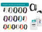 Bracelete Silicone Para Mi Bands 8 Branco