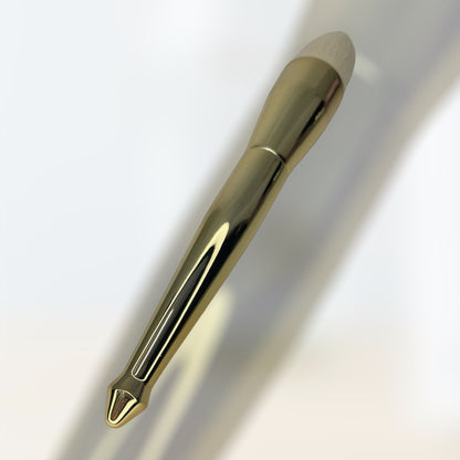 PINCEL DOURADO DE MAQUIAGEM