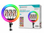 Ring light RGB Novoteck 36cm sem tripé RL-