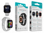 Smartwatch Prateado SWA03 - Monitoramento de Saúde, Notificações