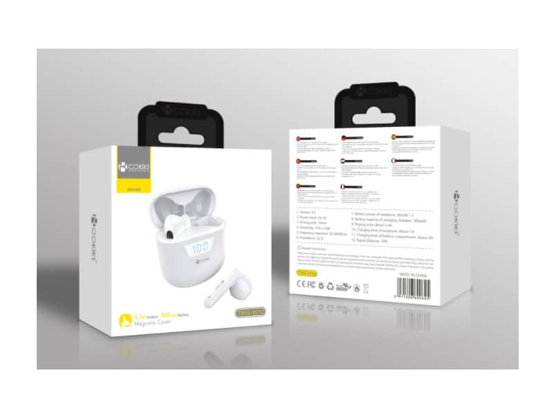 TWS-W10 Auriculares Branco Bluetooth Airpods