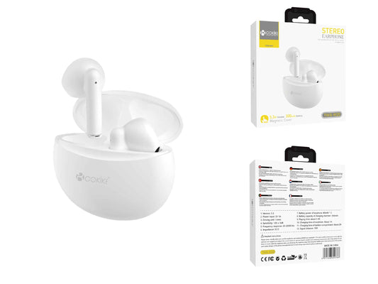 Auricular TWS Branco TWS-W20