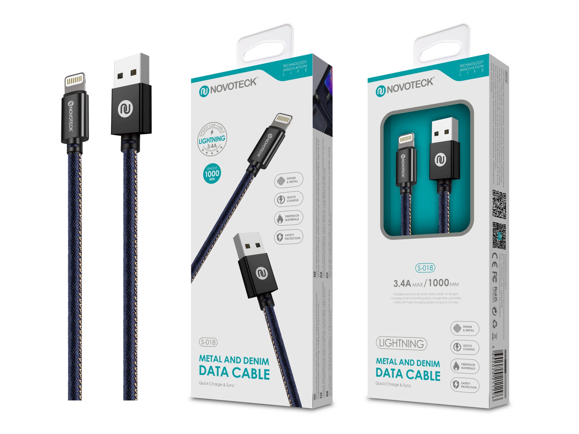 Cabo Lightning Ganga 3.4A 1M S-018