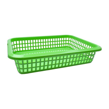 CESTO PLÁSTICO BAIXO PARA ROUPA